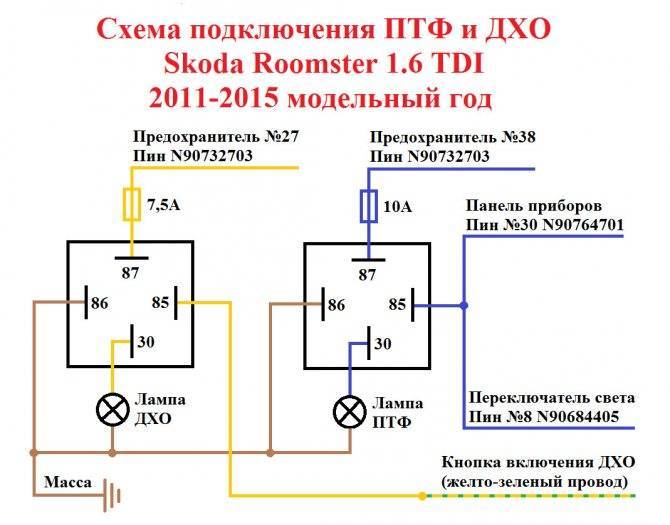 Подключение и установка противотуманных фар: схема противотуманок, как подключить и включить птф | dorpex.ru