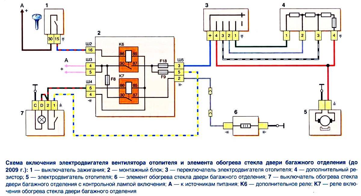 Замена резистора электровентилятора отопителя priora
