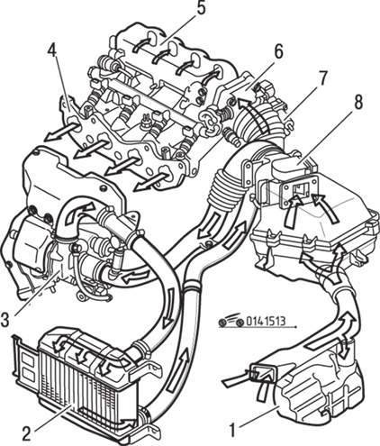 Система питания двигателя автомобиля