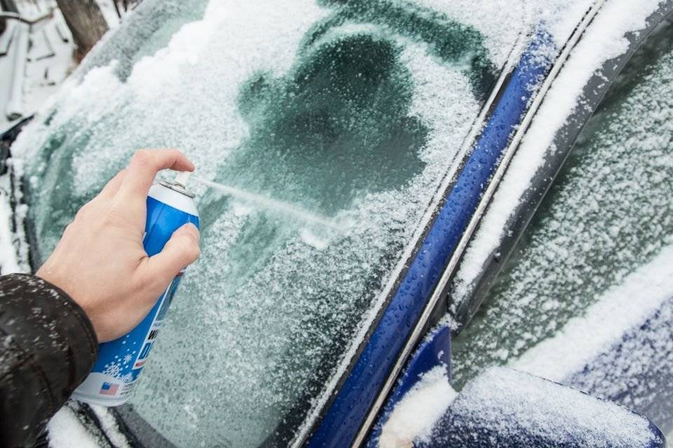Чем обработать стекла автомобиля от замерзания снаружи
