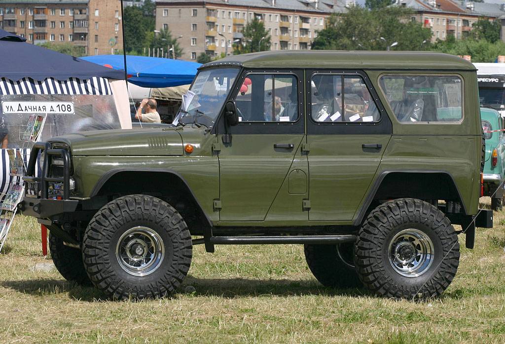 УАЗ 469 на колесах низкого давления