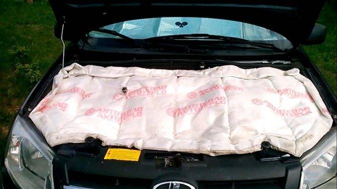 Как использовать автоодеяло для утепления двигателя автомобиля