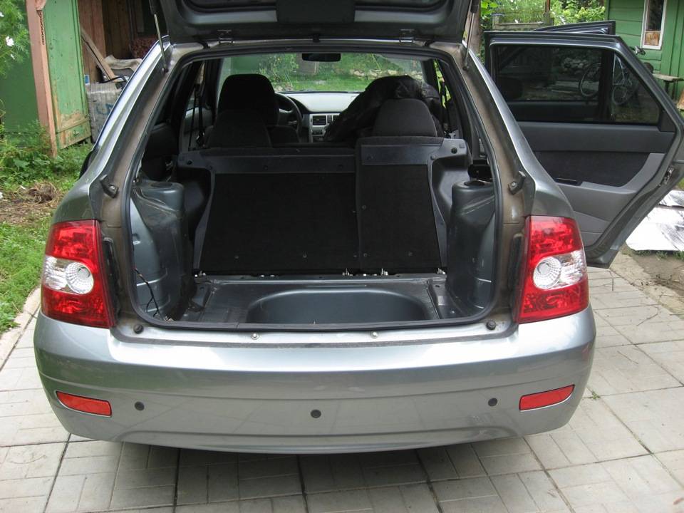 Размеры багажников lada priora sedan - таблицы размеров