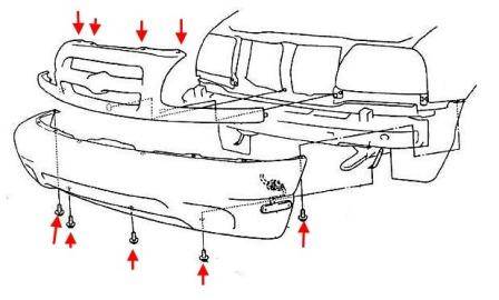Как снять передний бампер на сузуки гранд витара: фото и видео