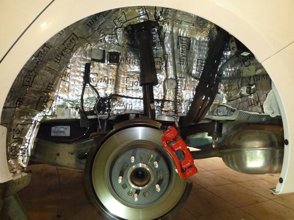 Шумоизоляция арок автомобиля своими руками, технология и инструкция