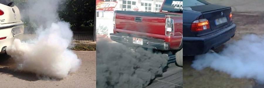 От чего дымит дизельный двигатель черным дымом при нагрузке