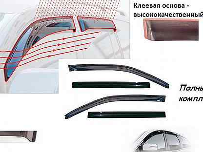 Дефлекторы на окна и капот автомобиля: инструкция по установке и снятию