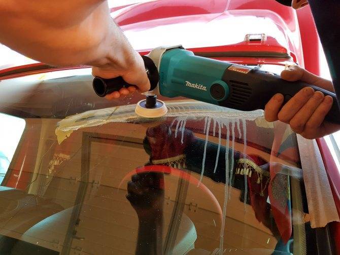 Самостоятельная полировка стекол автомобиля: инструкция + видео