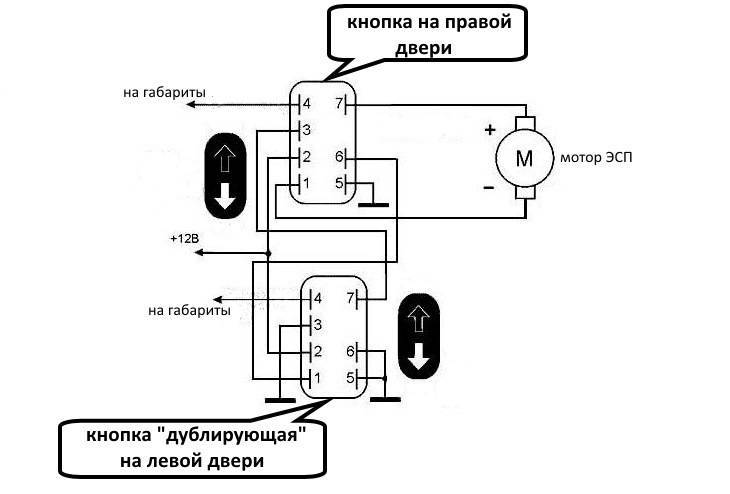 Авторежим стеклоподъемника своими руками