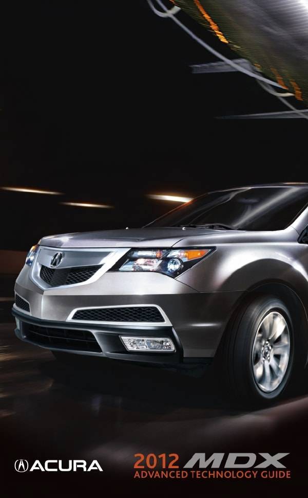 Owner's manuals | 2007 acura mdx | acura owners site