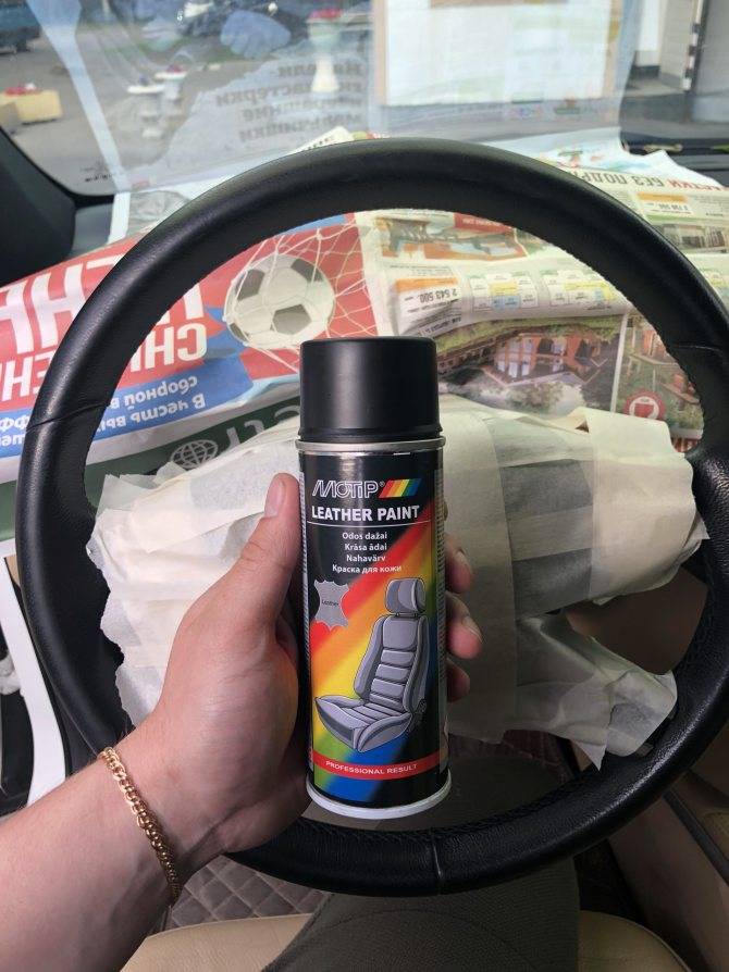 Покраска руля автомобиля своими руками: восстановление кожи и пластика