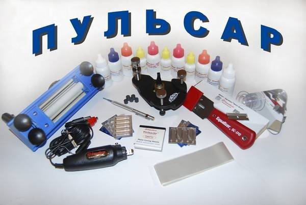 Набор для ремонта лобового стекла автомобиля - виды оборудования, комплект для сколов и трещин | dorpex.ru