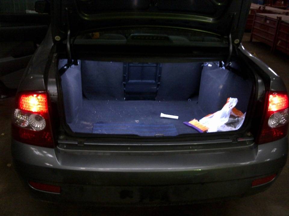 Размеры багажников lada priora sedan - таблицы размеров - new lada