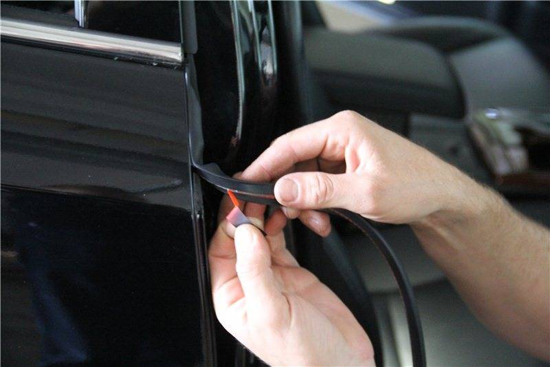 Уплотнительные резинки для двери авто как закрепить чем приклеить