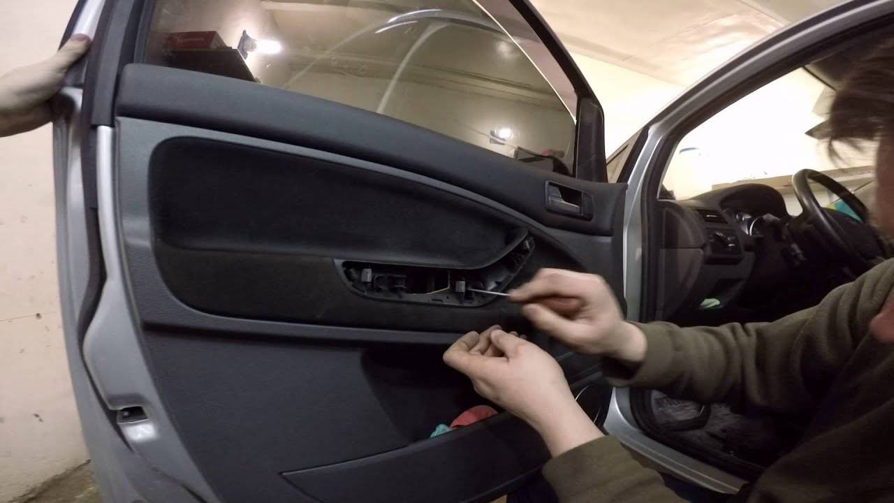 Как снять обшивку передней двери форд фокус 2 фото, и видео своими руками